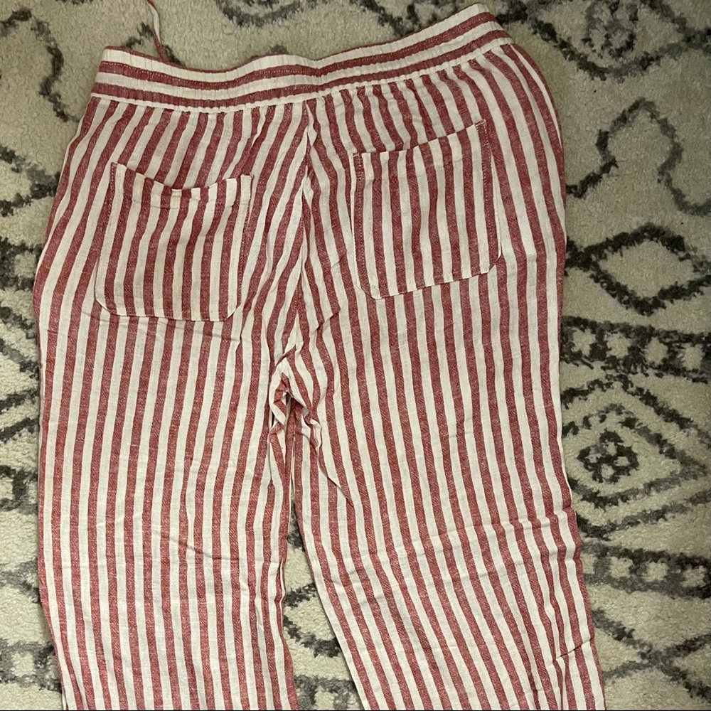 Old navy linen wide leg pants